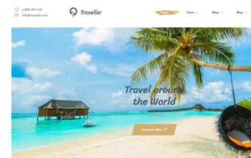 Traveller (ThTheme) - (screenshot desktop)