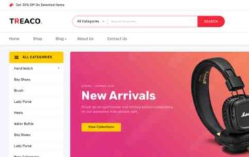 Treaco (screenshot desktop)