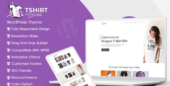Tshirt Printing Store (TemplateMonster)