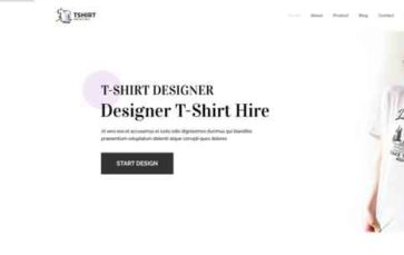 Tshirt Printing Store (screenshot desktop)