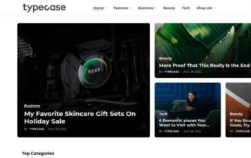 Typecase (screenshot desktop)