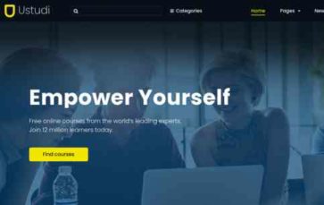 Ustudi (screenshot desktop)