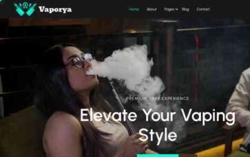 Vaporya (screenshot desktop)