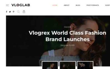 Vloglab (screenshot desktop)
