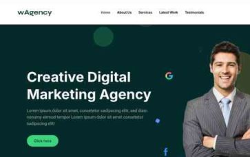 wAgency (wowthemax) (screenshot desktop)