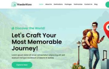 WanderWave (screenshot desktop)