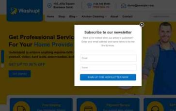 Washup (WebiBazaar) - (screenshot desktop)