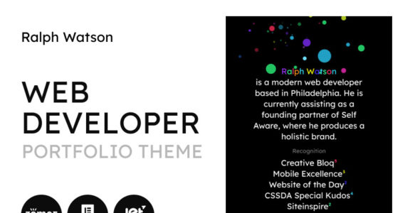 Web Portfolio (TemplateMonster)