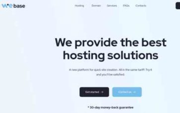 Webase (screenshot desktop)