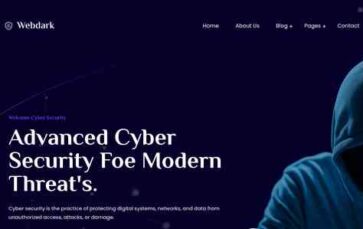 Webdark (screenshot desktop)