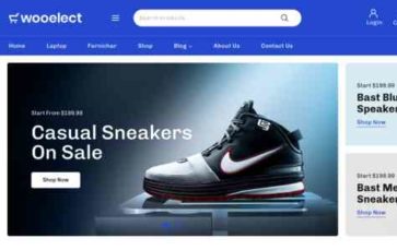 Screenshot Desktop Wooelect (screenshot desktop)