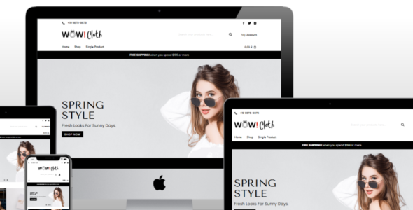 Wow Cloth (TemplateMonster)