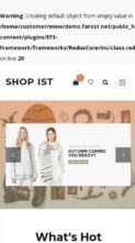 WP Shopist (screenshot mobile)