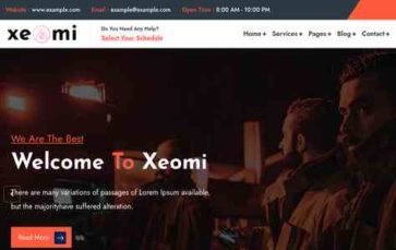 Xeomi (screenshot desktop)