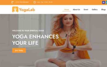 YogaLab (screenshot desktop)
