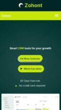 Zoho Crm (screenshot mobile)