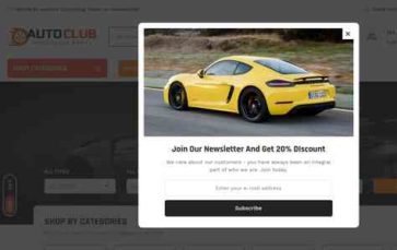 AutoClub (screenshot desktop)