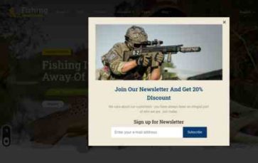 Hunting (TemplateTrip) - (screenshot desktop)