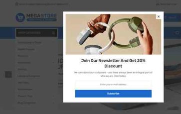 MegaStore (TemplateTrip) - (screenshot desktop)