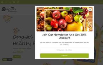 Organici (screenshot desktop)