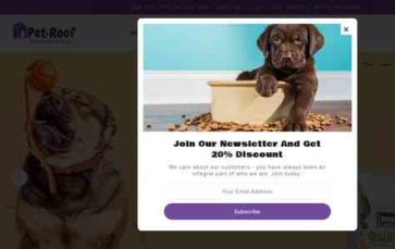 PetRoof (screenshot desktop)