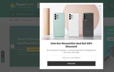 SuperCart (screenshot desktop)