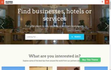 Business Directory (Templatic) (screenshot desktop)