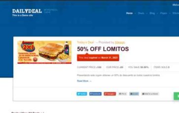 DailyDeal (screenshot desktop)