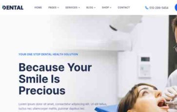 Dental (Templatic) (screenshot desktop)