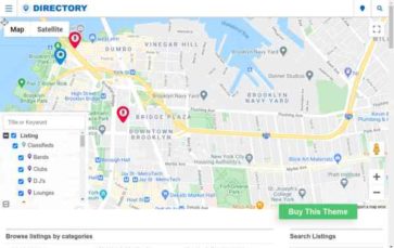 Directory (Templatic) (screenshot desktop)