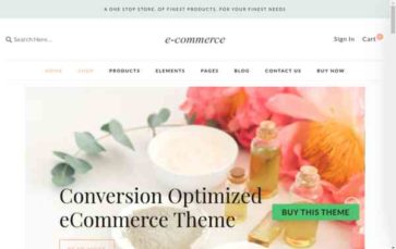 eCommerce (Templatic) (screenshot desktop)