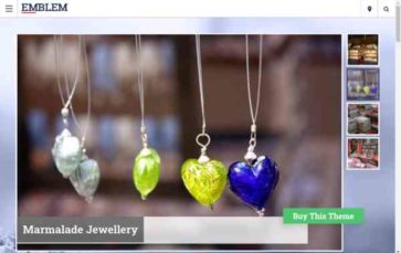 Emblem (Templatic) (screenshot desktop)