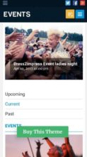 Events (Templatic) (screenshot mobile)