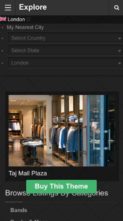 Explore (Templatic) (screenshot mobile)