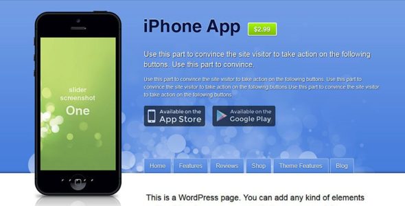 iPhone App (Templatic)