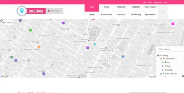 Locations (Templatic)