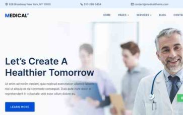 Medical (Templatic) (screenshot desktop)