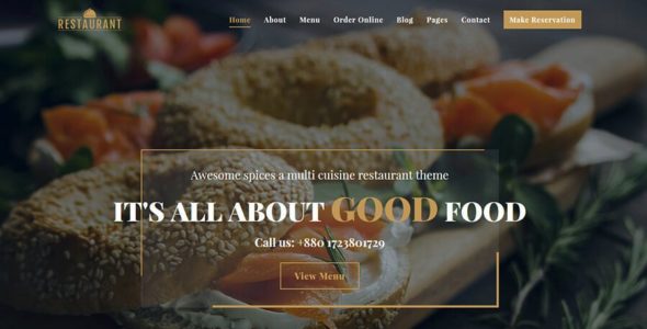 Restaurant (Templatic)