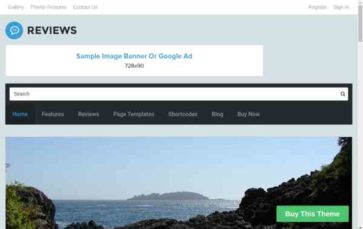 Reviews (Templatic) - (screenshot desktop)