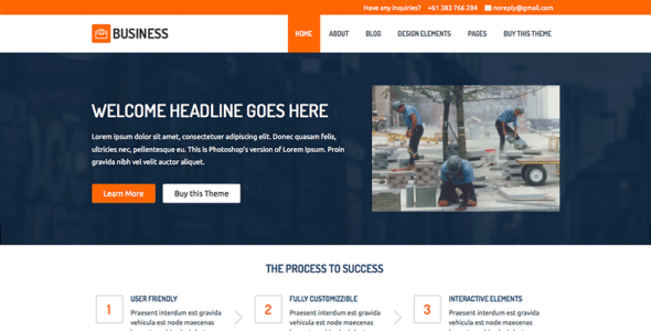 SmallBiz (Templatic)