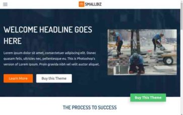 SmallBiz (Templatic) (screenshot desktop)