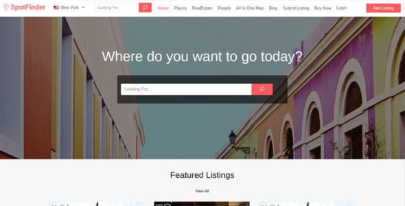 SpotFinder (Templatic)