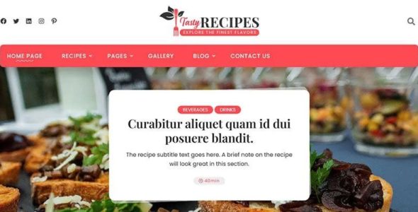 Tasty Recipes (Templatic)