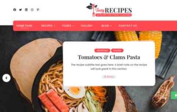 Tasty Recipes (screenshot desktop)