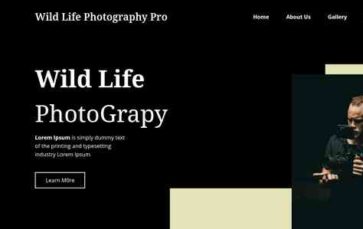Templazee Wild Life Photography Pro (screenshot desktop)