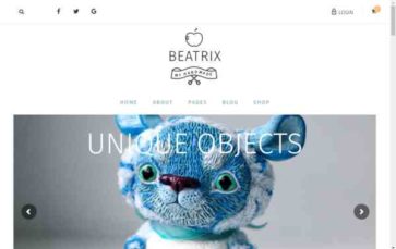 Beatrix (TeslaThemes) - (screenshot desktop)