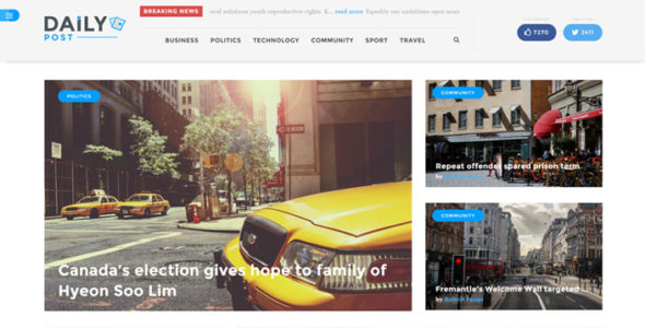 DailyPost (TeslaThemes)