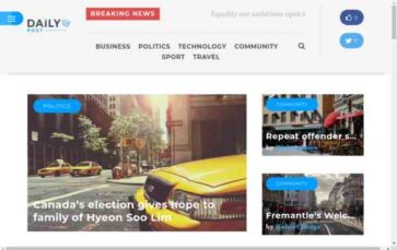 DailyPost (screenshot desktop)