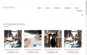 E-event (screenshot desktop)