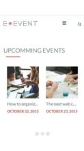 E-event (screenshot mobile)